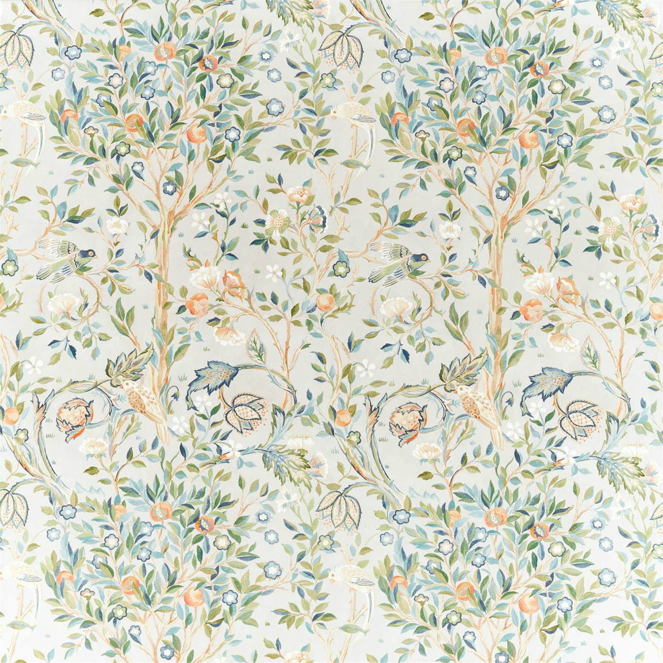 Morris & Co Melsetter Grey Fabric Sample DM5F226600