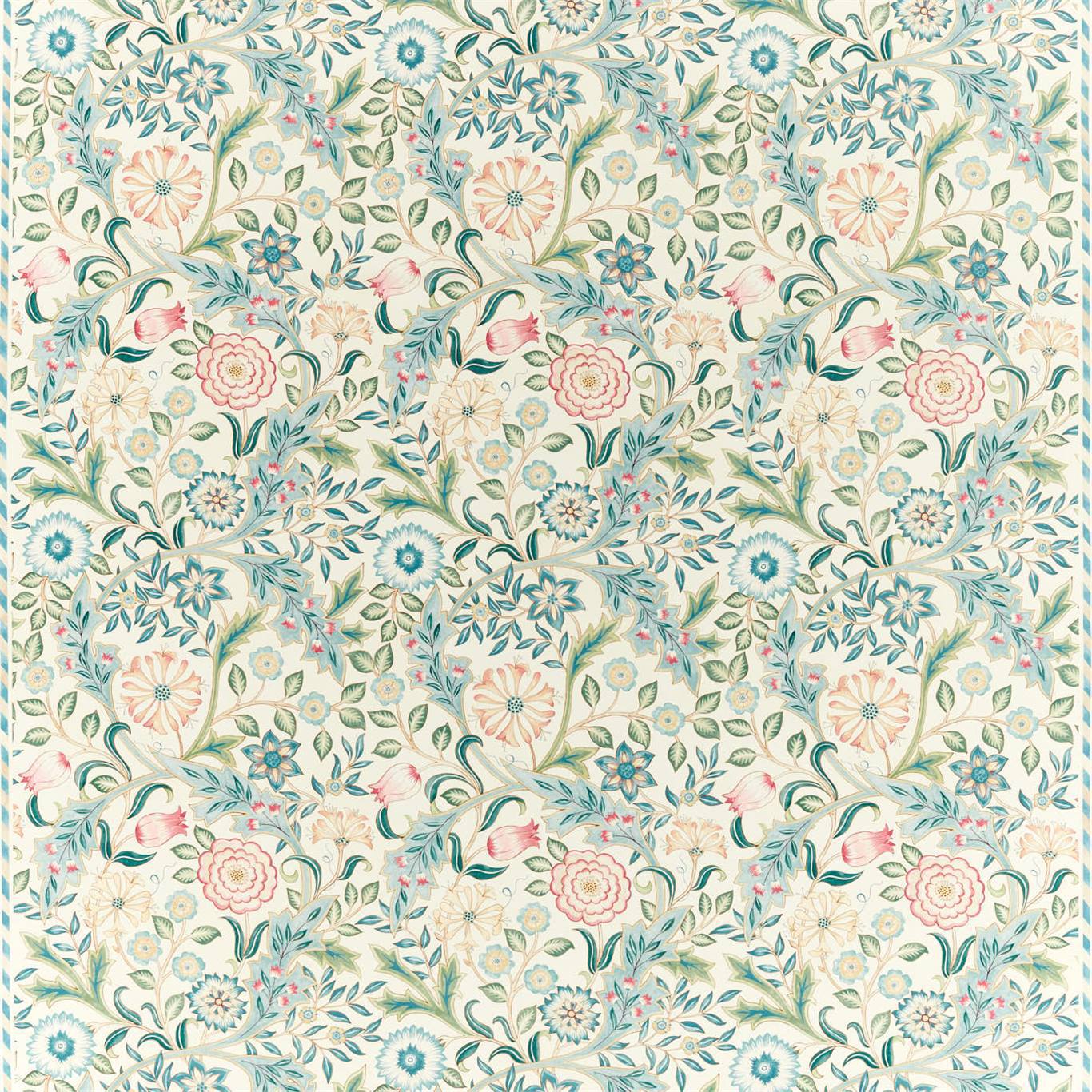 Morris & Co Wilhelmina Ivory Fabric Sample DM5F226603