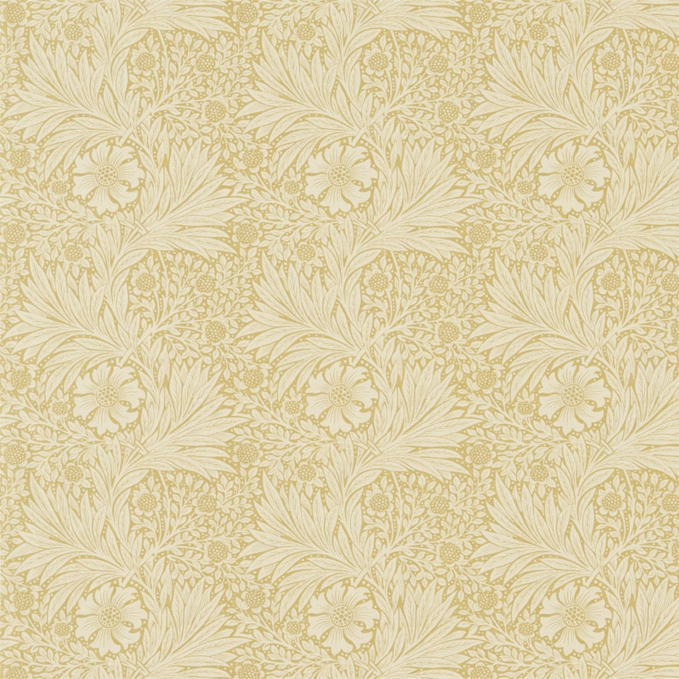 Morris & Co Marigold Lichen/Cowslip Fabric Sample DM6F220316
