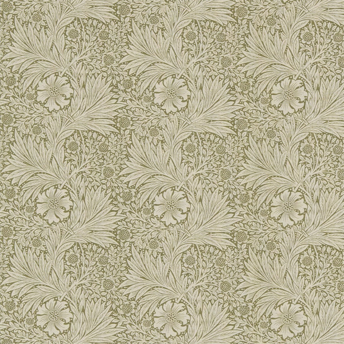 Morris & Co Marigold Olive/Linen Fabric Sample DM6F220318