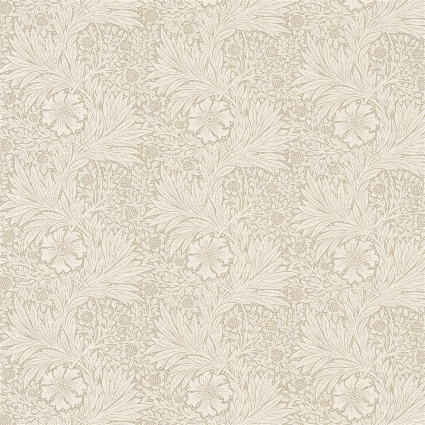Morris & Co Marigold Linen/Ivory Fabric Sample DM6F220319