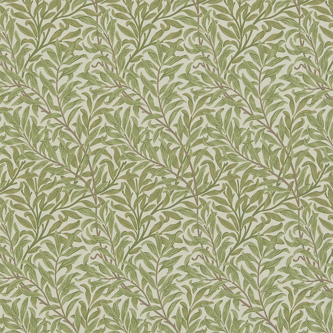 Morris & Co Willow Bough Artichoke/Olive 230290 Fabric Sample DM6W230290