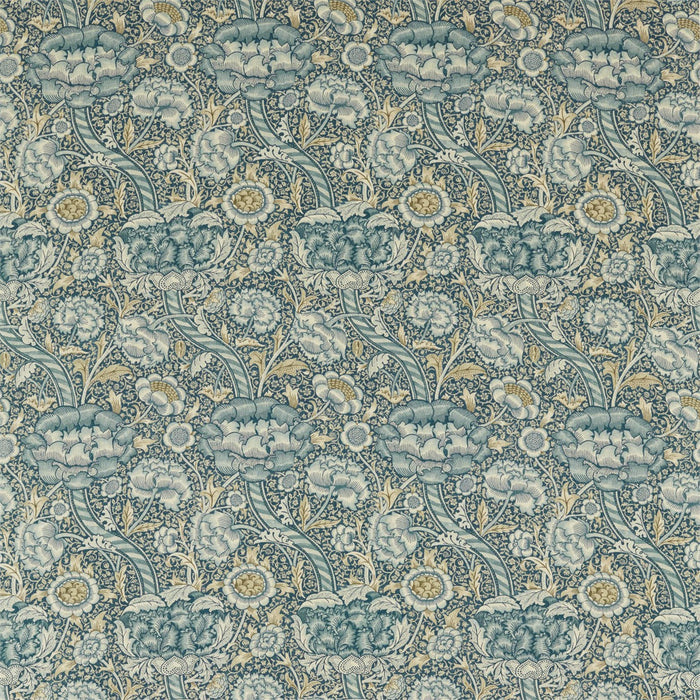 Morris & Co Wandle Blue/Stone Fabric Sample DMA4226396