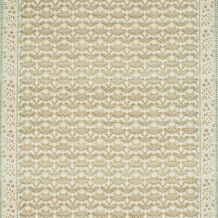 Morris & Co Morris Bellflowers Fennel/Grey Fabric Sample DMA4226404