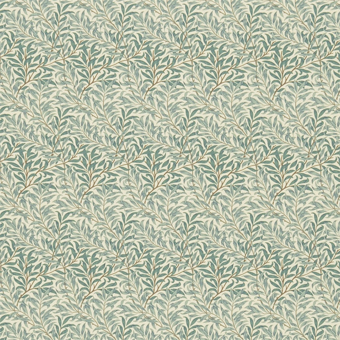 Morris & Co Willow Bough Minor Willow Green/Brown Fabric Sample DMC1W2203