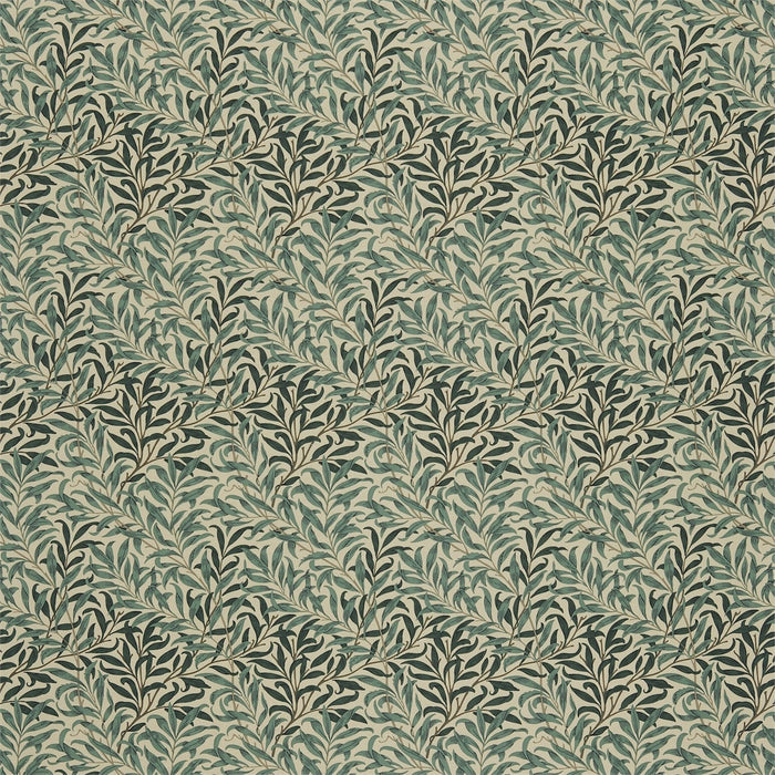 Morris & Co Willow Bough Minor Bottle Greens Fabric Sample DMC1WB209