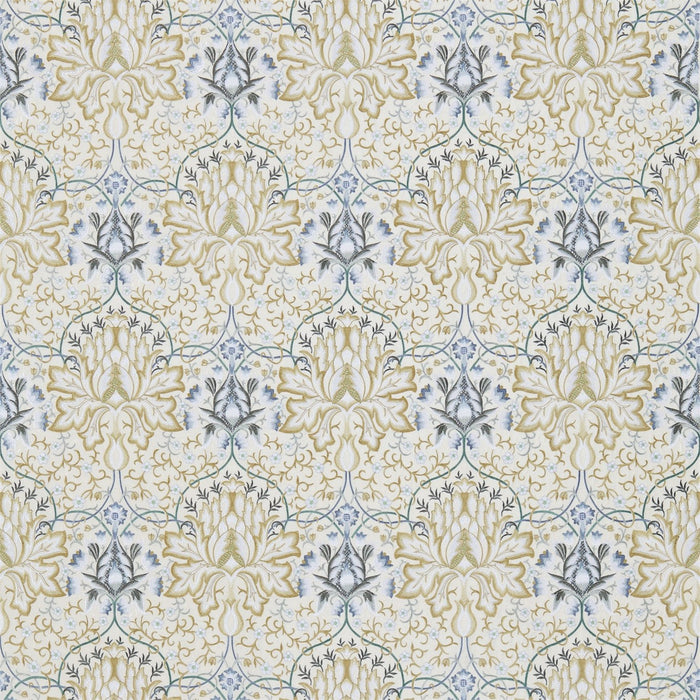 Morris & Co Artichoke Soft Gold/Cream Fabric Sample DMEM234544