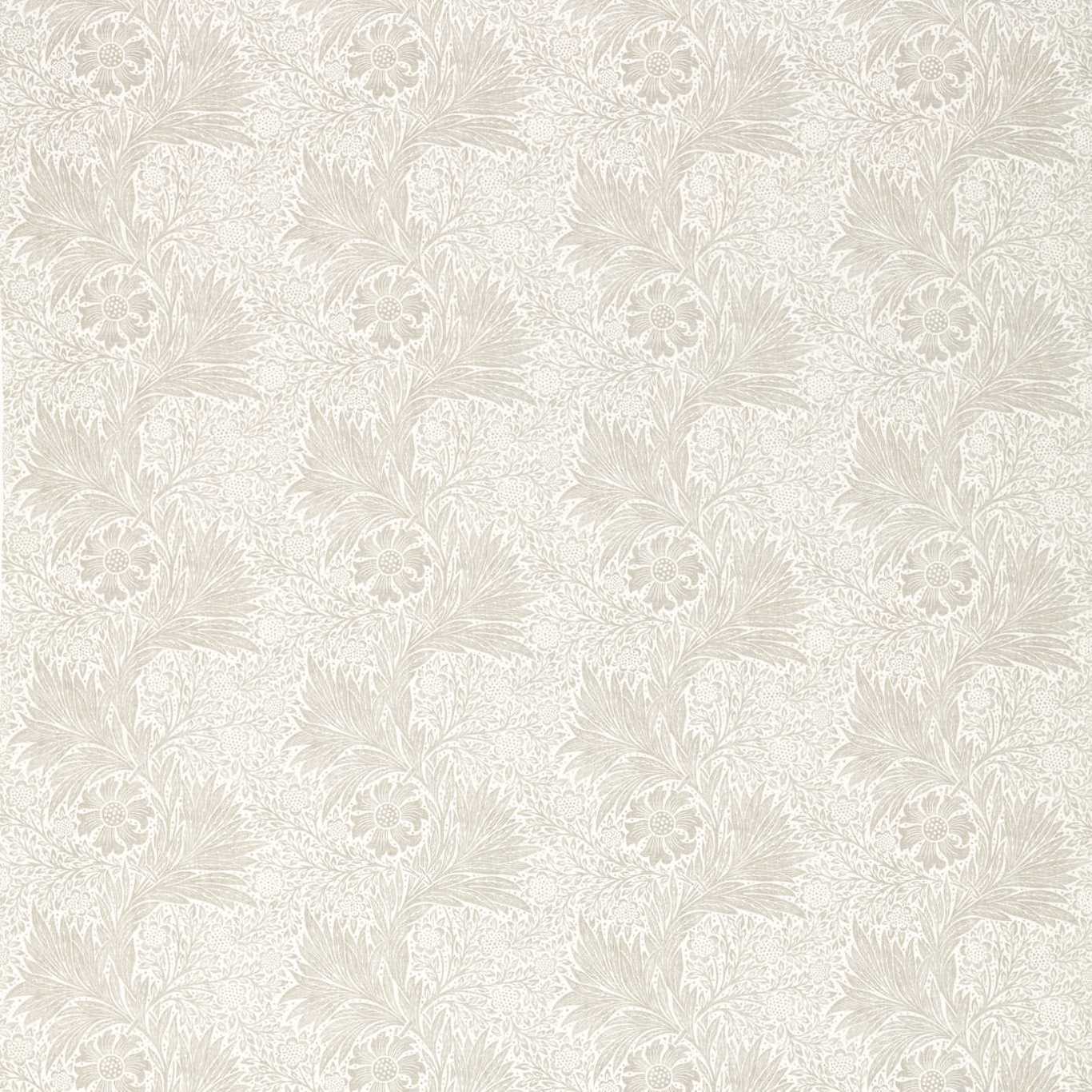 Morris & Co Pure Marigold Print Lightish Grey Fabric Sample DMPN226483