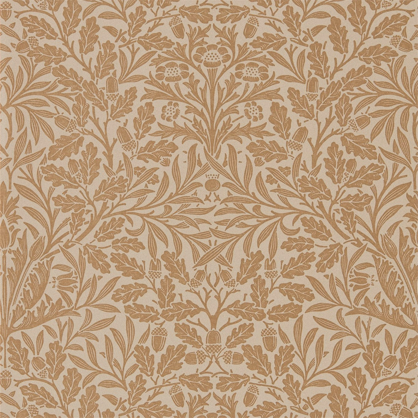 Morris & Co Pure Net Ceiling Gilver/Copper 216041 Wallpaper Sample DMPU216041