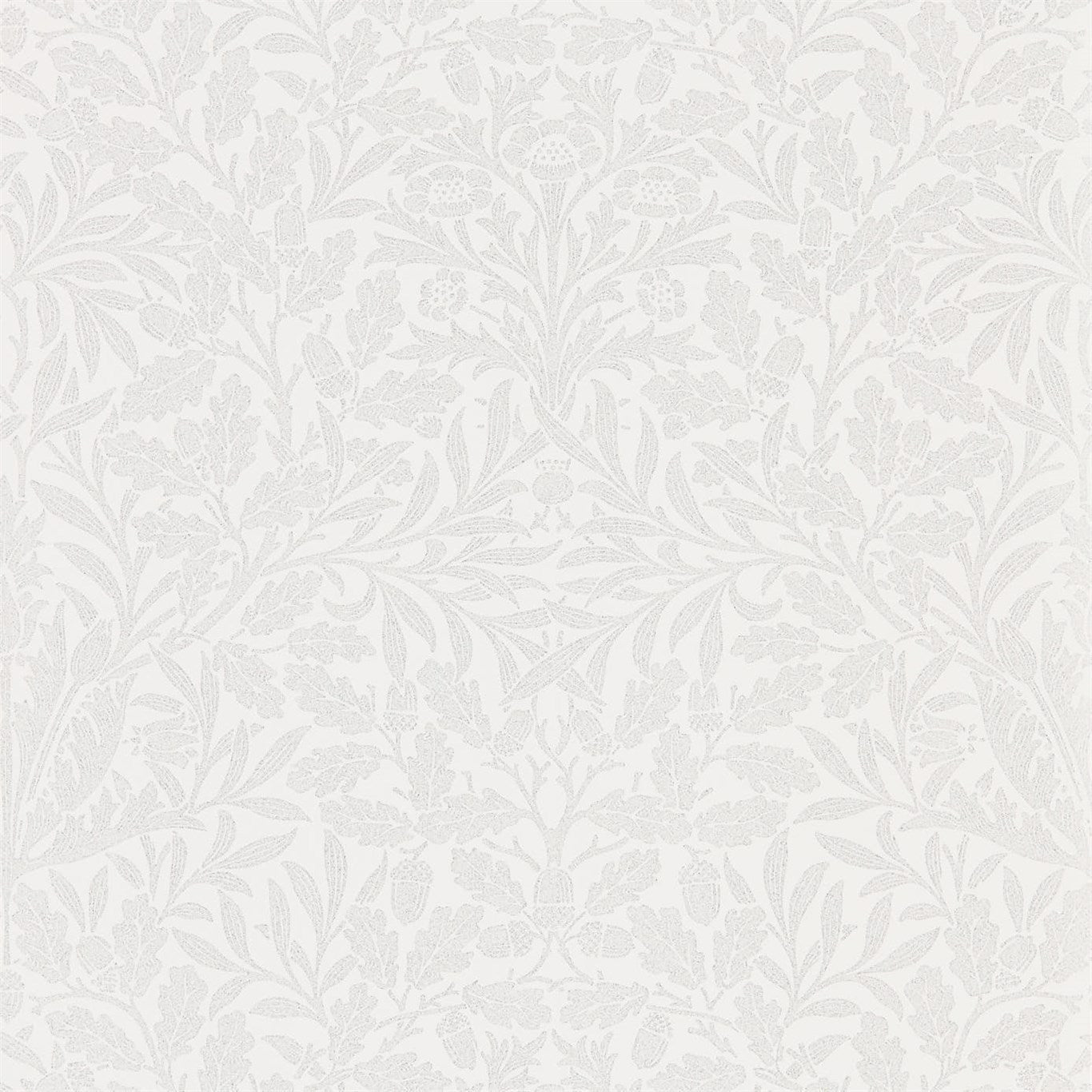 Morris & Co Pure Net Ceiling Chalk/Silver 216043 Wallpaper Sample DMPU216043