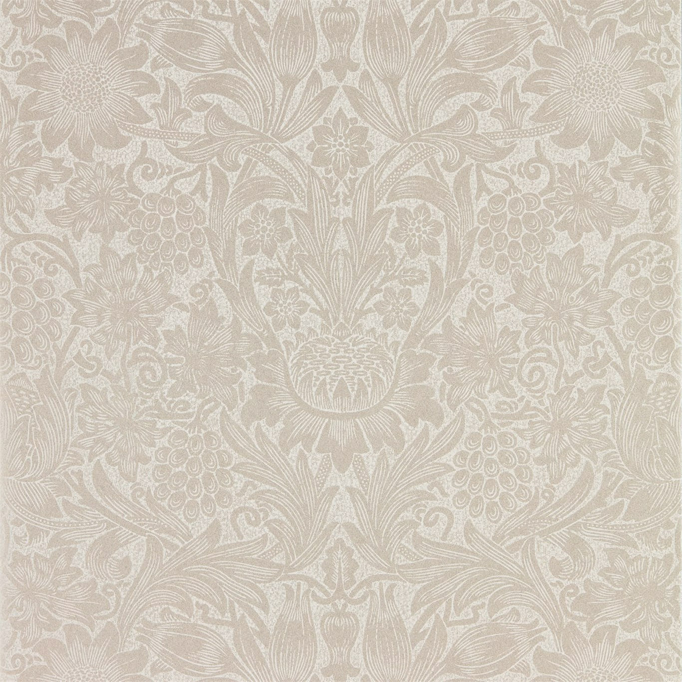 Morris & Co Pure Sunflower Pearl/Ivory 216048 Wallpaper Sample DMPU216048