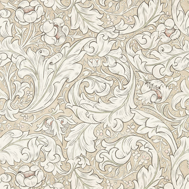 Morris & Co Pure Bachelors Button Grey Blue DMPN216554 Sample | 40% Off ...