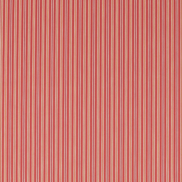 Sanderson Melford Stripe Rowan Berry Fabric Sample DMWC237209