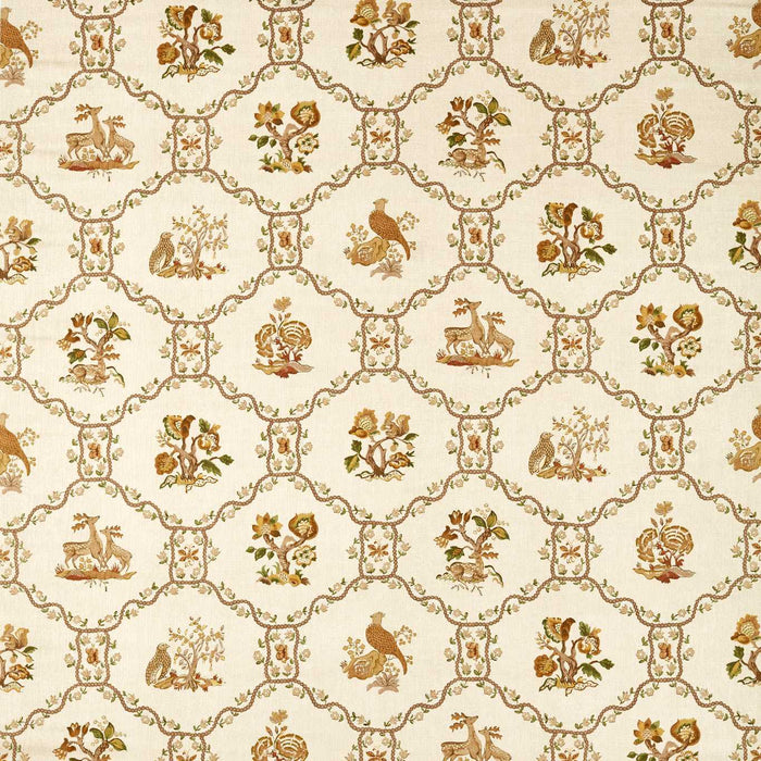 Sanderson Partridge Pear Walnut/Harvest 227411 Fabric DNAT227411