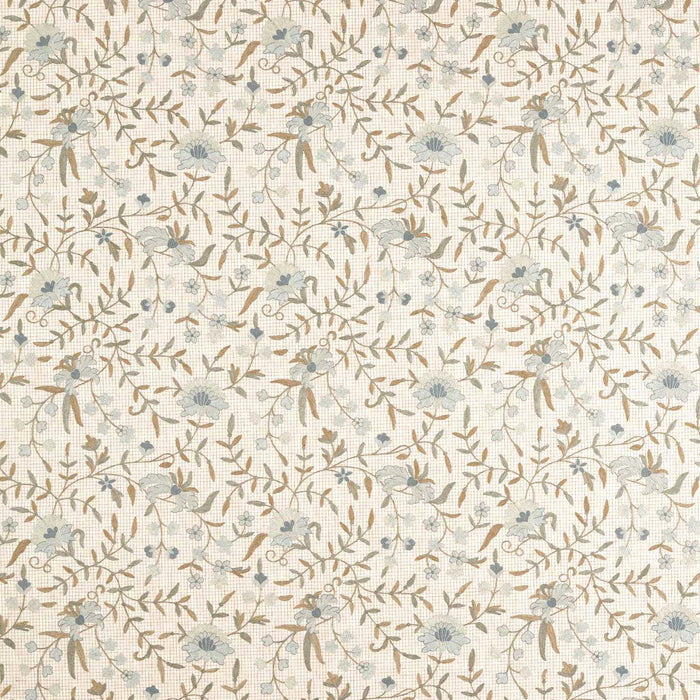 Sanderson Habington Porcelain/Thyme 237788 Fabric DNAT237788