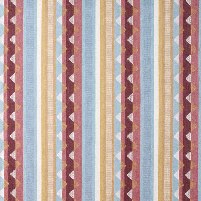 Sanderson Lutley Stripe Damson/Medlar 237794 Fabric DNAT237794