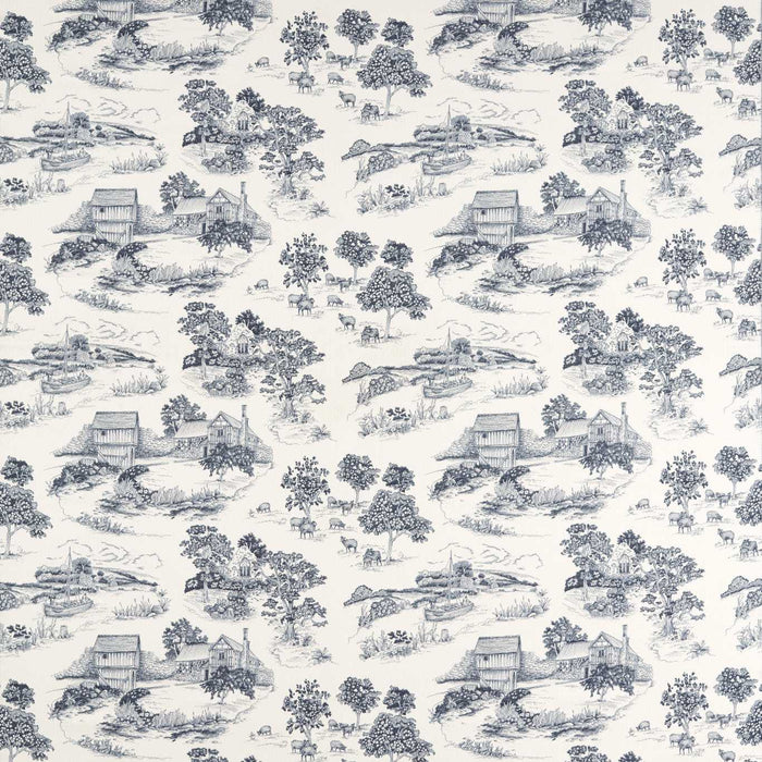 Sanderson Brockhampton Estate Woad 237800 Fabric DNAT237800