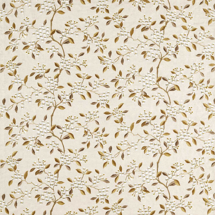 Sanderson Damson Blossom Rosemary/Birch 237802 Fabric DNAT237802