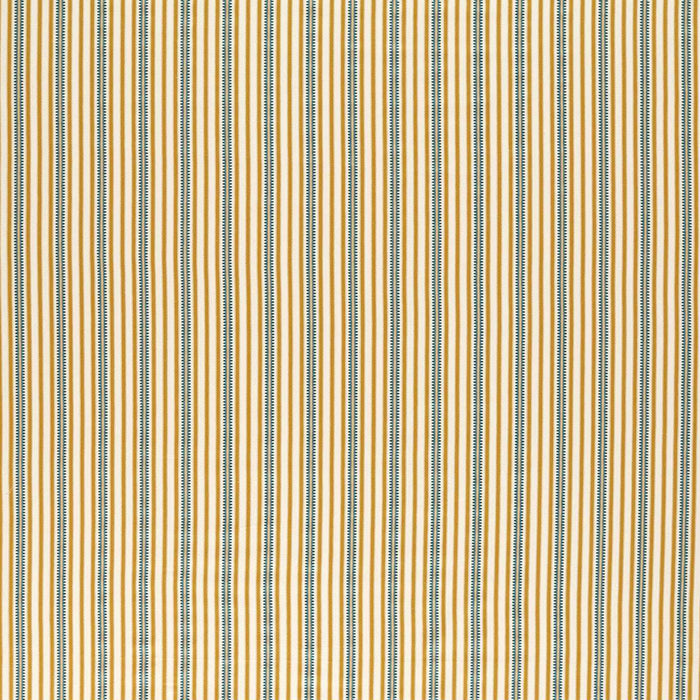 Sanderson Barneby Stripe Honey/Teal 237809 Fabric DNAT237809