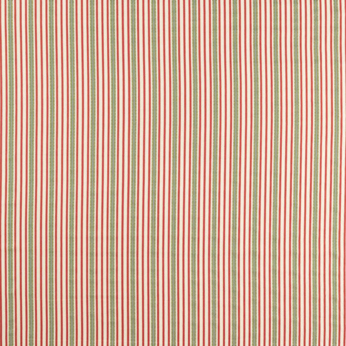 Sanderson Barneby Stripe Berry/Leaf 237810 Fabric DNAT237810