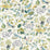 Sanderson Birds & Berries Southwold Blue 226728 Fabric Sample DNTF226728