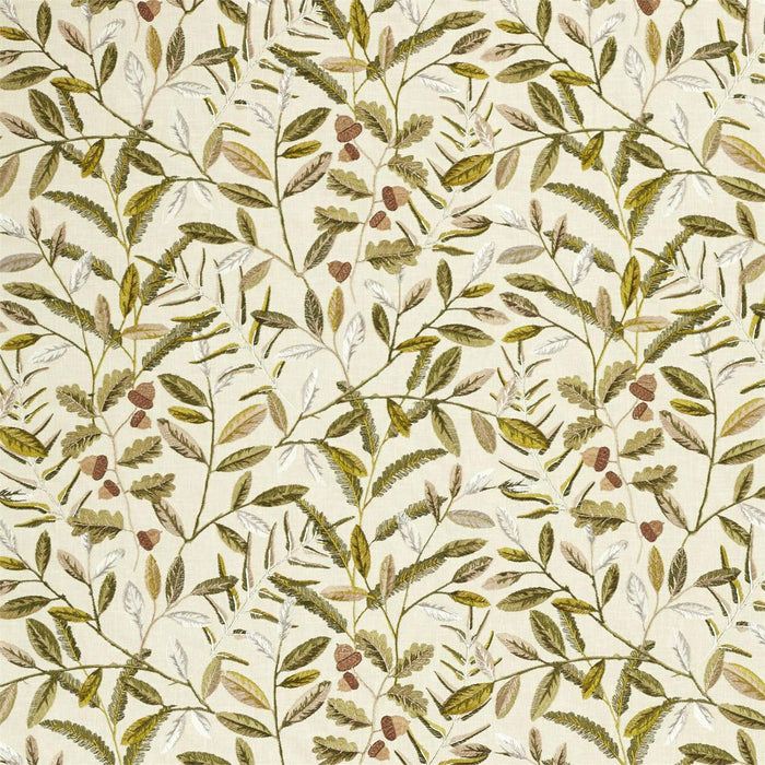 Sanderson Quercus Pesto Fabric Sample DNTF237190