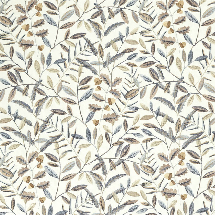 Sanderson Quercus Linen/ Steel Blue Fabric Sample DNTF237191