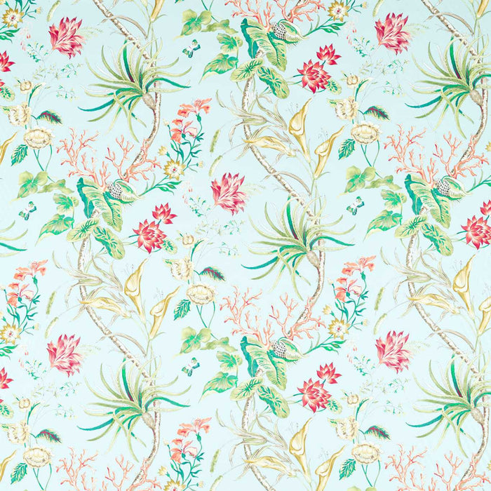 Sanderson Mauritius Fire Coral Fabric Sample DOSF226881