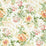 Sanderson Olivia Botanical Green/Orange Wallpaper Sample DOSW217038