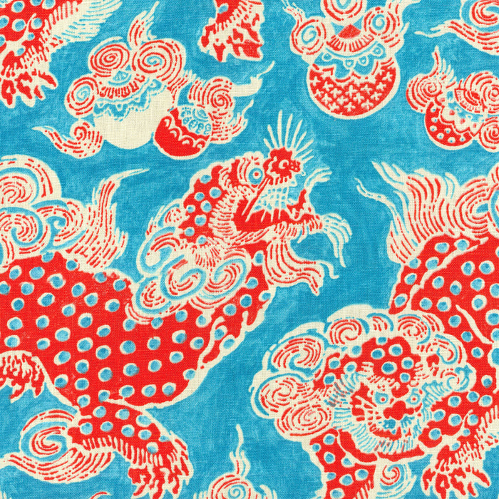 JF Fabrics Dragons 64 Fabric Sample 5731664