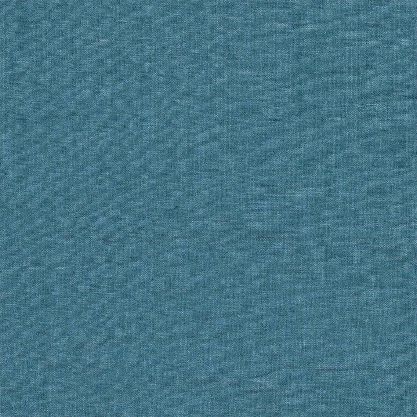 Sanderson Rue Linen Petrol Fabric Sample DRLC237055