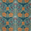 Morris & Co Honeysuckle and Tulip Velvet Woad/Mulberry Fabric Sample DROF236940