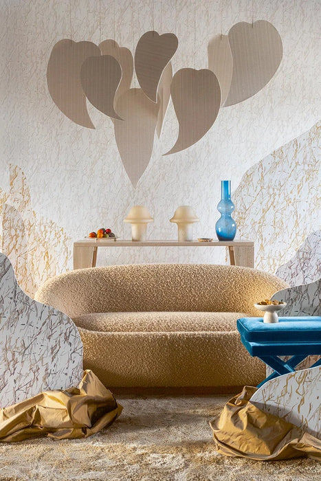 Pierre Frey Yelena Miel Wallpaper Sample FP034003