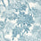 Sanderson Tapestry Trees Pottery Blue Wallpaper DSAB217417