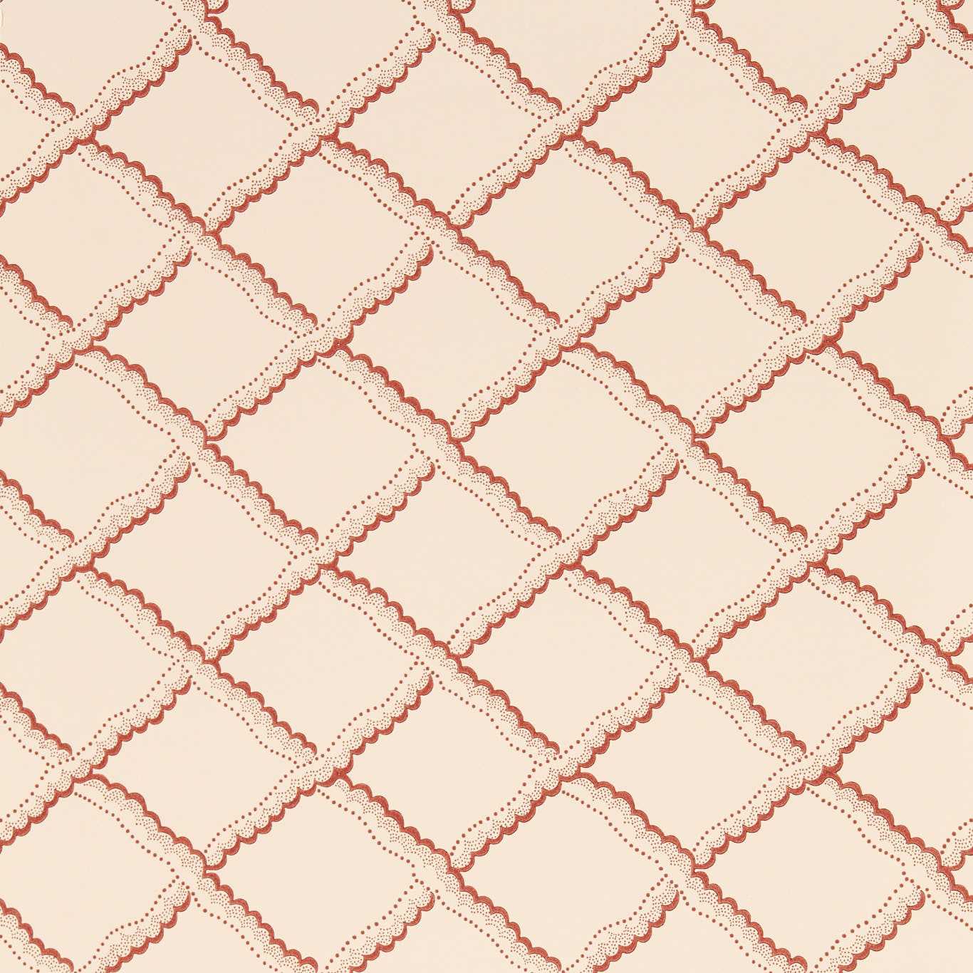 Sanderson Rye Berry/Pink Clay Wallpaper Sample DSAB217438