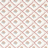 Sanderson Fairdown Berry/Sandstone Wallpaper DSAB217441