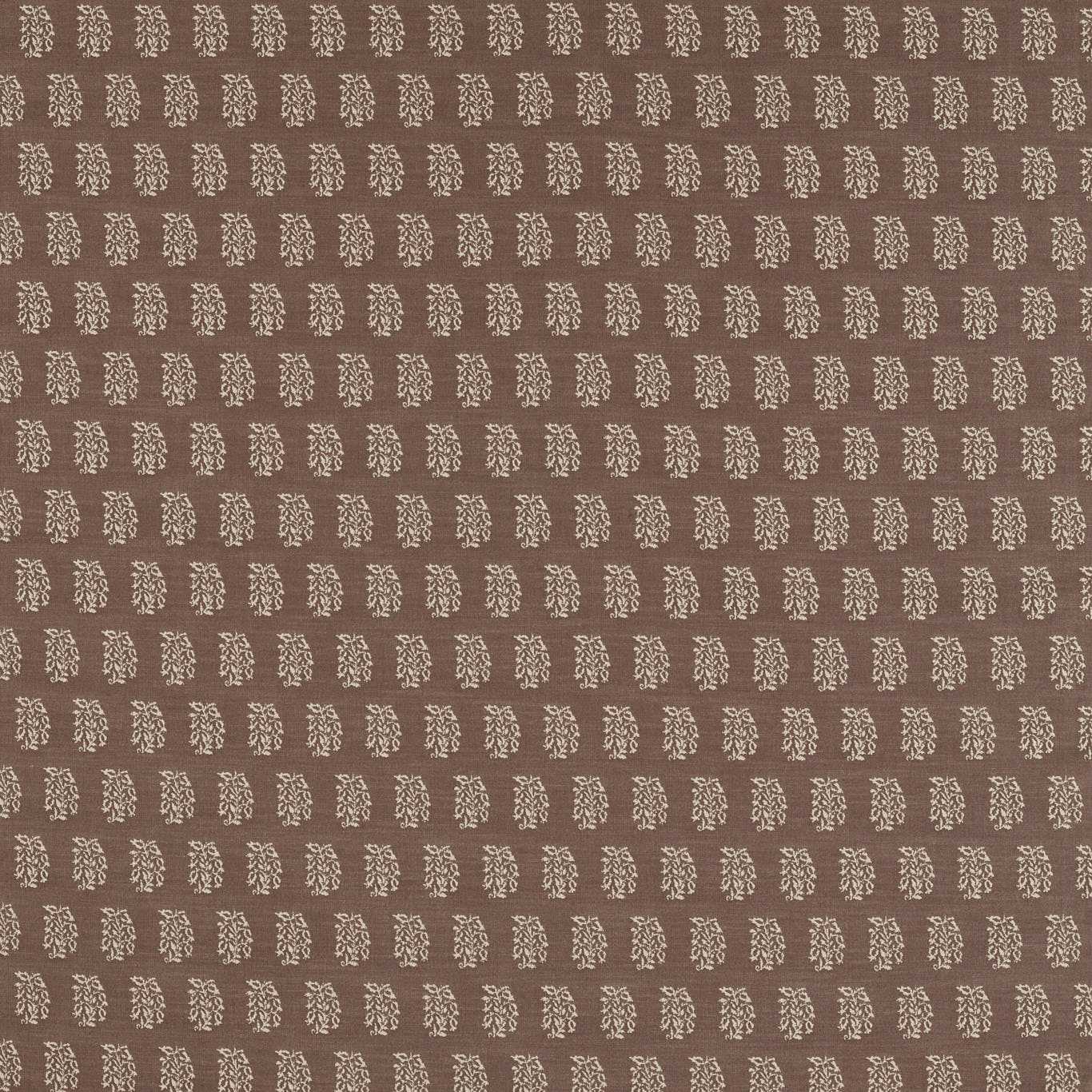 Sanderson Bagru Cocoa Fabric Sample DSAF237501