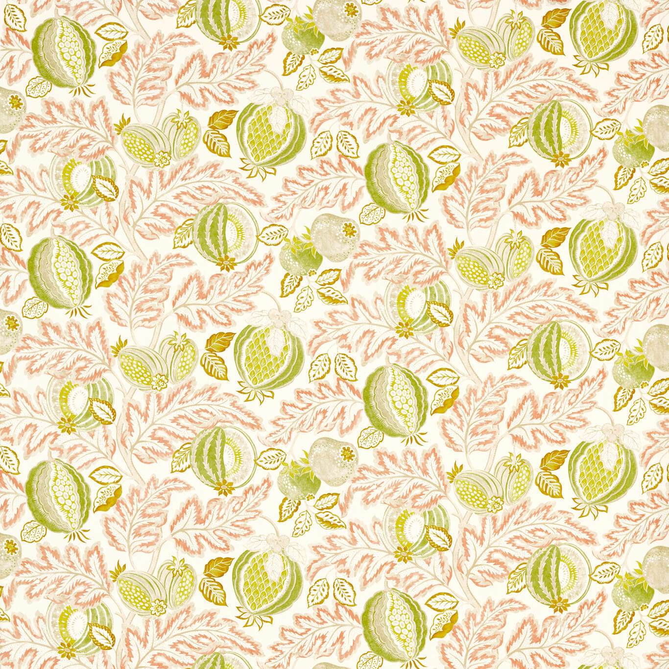 Sanderson Cantaloupe Matcha/Conch Fabric DSAN227198