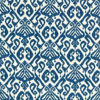 Sanderson Kasuri French Blue Fabric DSAN227199