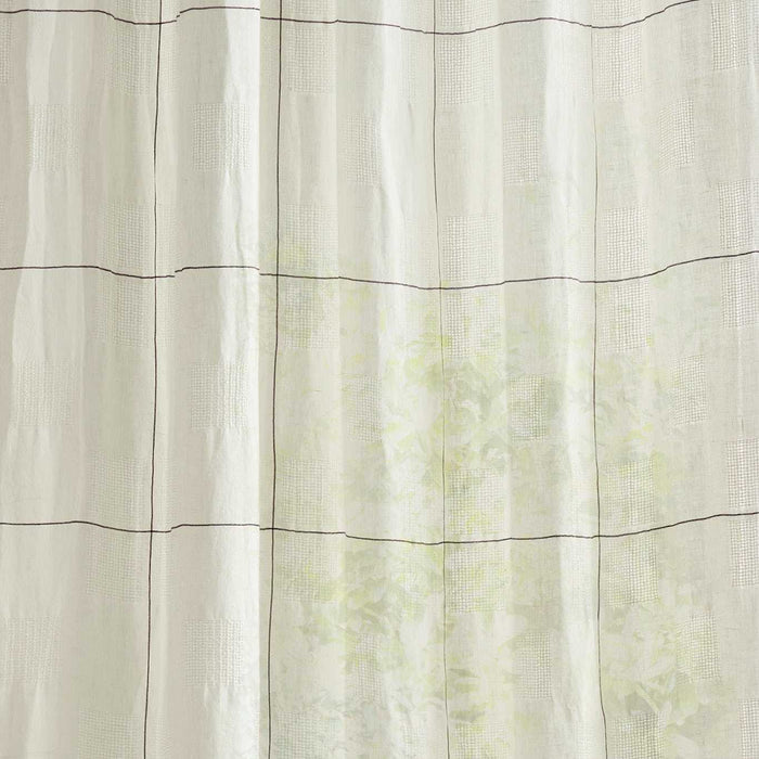 Sanderson Oceana Check Seaspray White 237764 Fabric DSHE237764