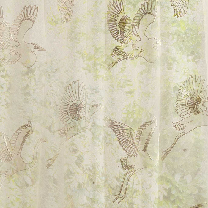 Sanderson Great Egrets Silk 237777 Fabric DSHE237777