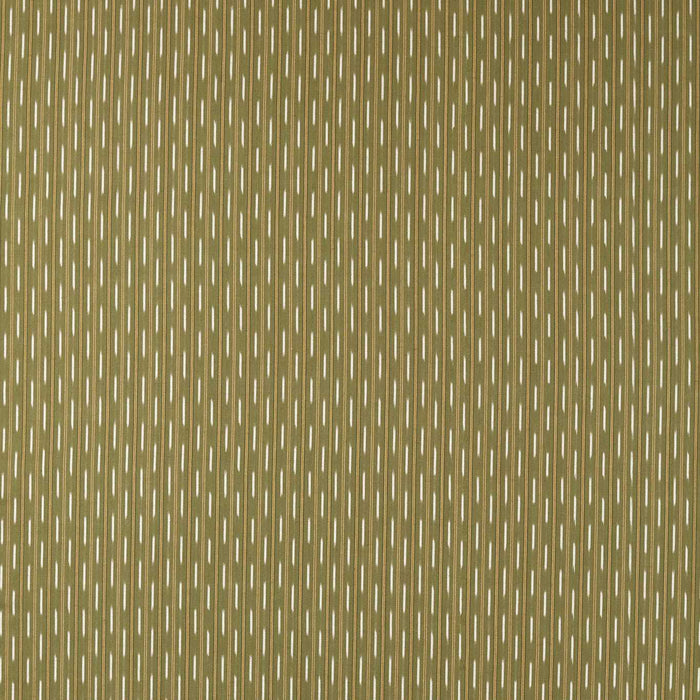 Sanderson Sabu Stripe Olivine/Gold 237711 Fabric Sample DSTR237711