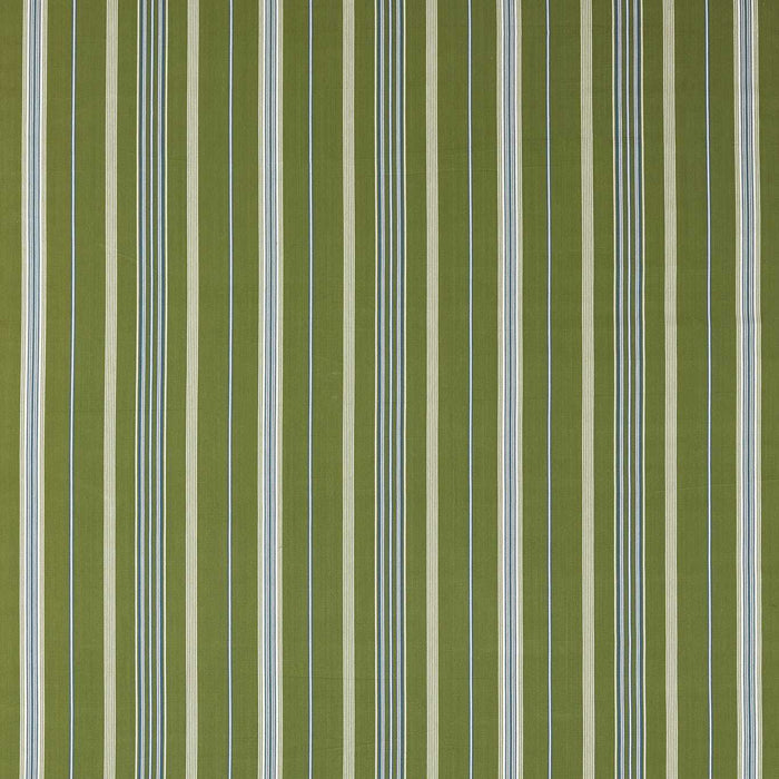 Sanderson Latimer Stripe Avocado/Indigo 237717 Fabric DSTR237717