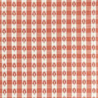 Sanderson Odisha Check Coral 237722 Fabric DSTR237722