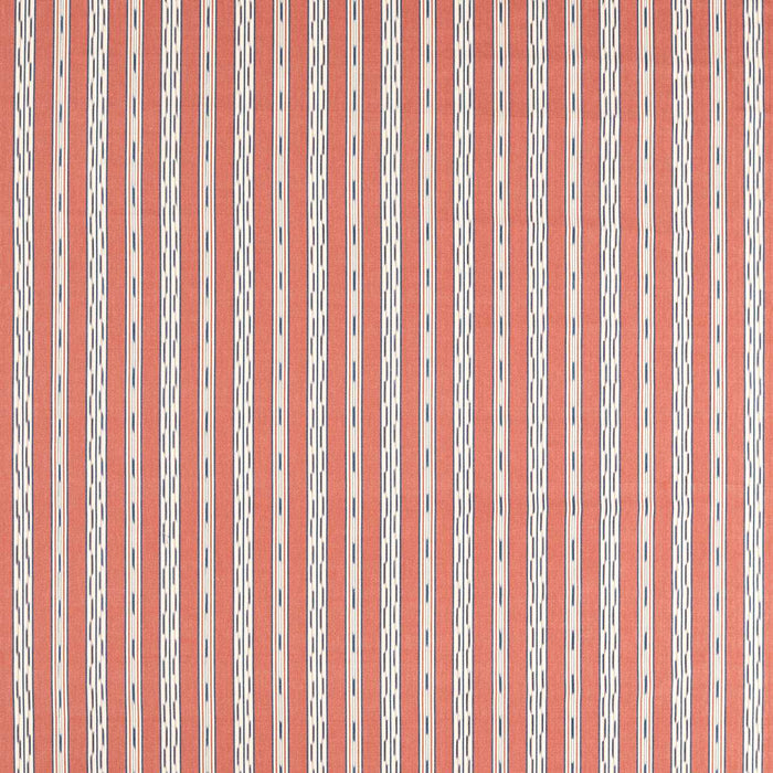 Sanderson Jamandi Stripe Madder/Indigo 237726 Fabric DSTR237726