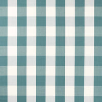 Sanderson Madras Check Teal 237739 Fabric DSTR237739