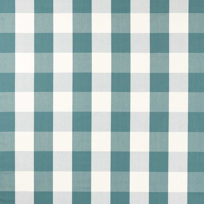 Sanderson Madras Check Teal 237739 Fabric DSTR237739