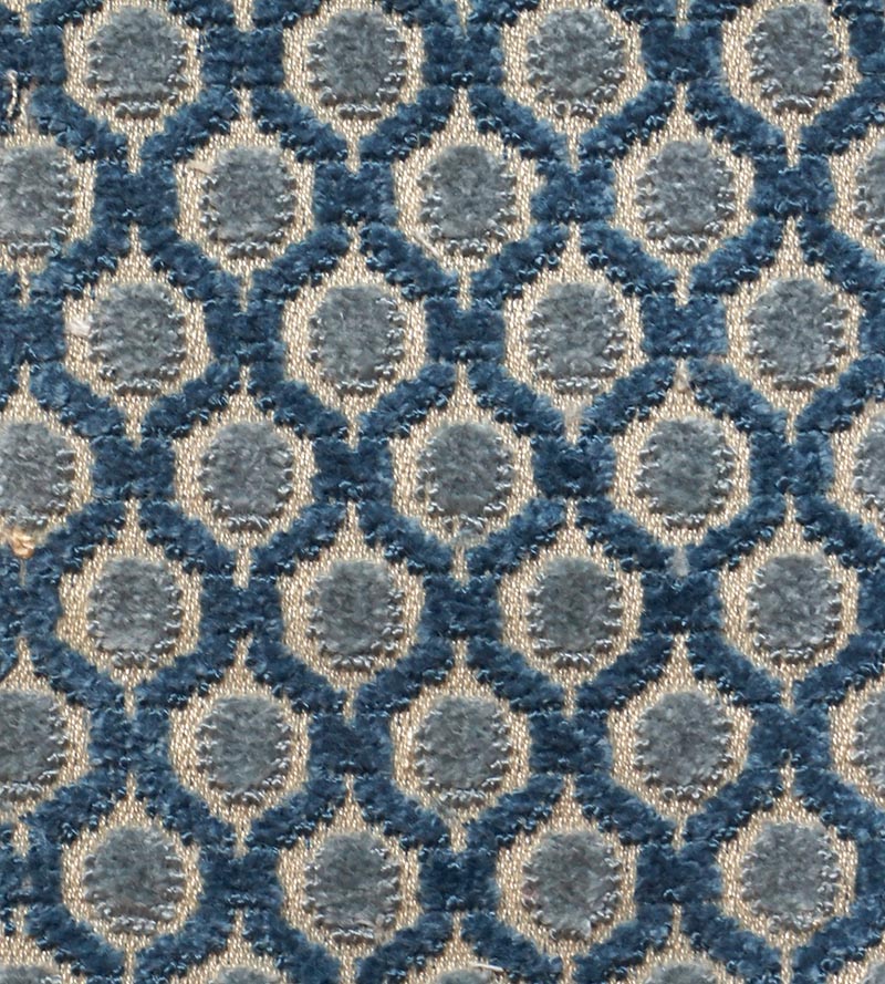 Old World Weavers So Padova Bleu Blue Fabric DS23330001