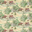 Sanderson Tally Ho Evergreen/Crimson Wallpaper Sample DVIN214598