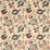 Sanderson Roslyn  Teal/ Cherry Fabric DVIPRO205